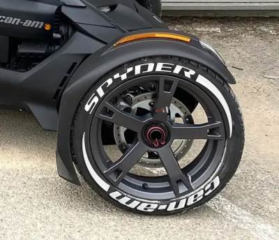 Spyder Can-Am + Stripes White, Set for 3 Tires (955)