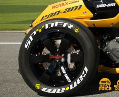 Spyder Can-Am Yellow Detail + Logo Yellow, Set for 3 Tires (952)