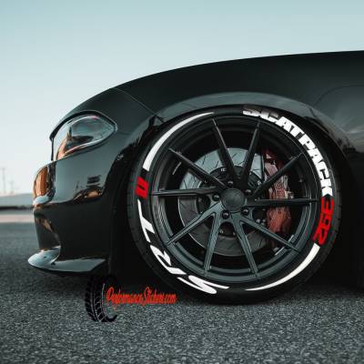 SRT SCATPACK 392 , Set for 4 tires (351)