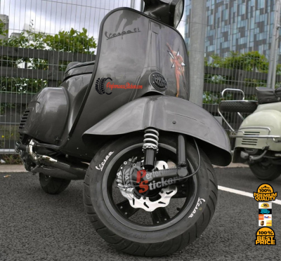 Vespa, Set For 2 Tires Both Sides Left And Right (1601)