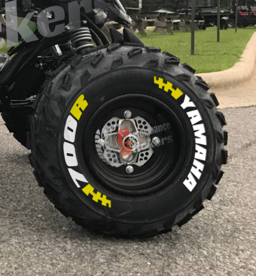 Yamaha 700R + Flag Yellow, Set for 4 Tires (1053)