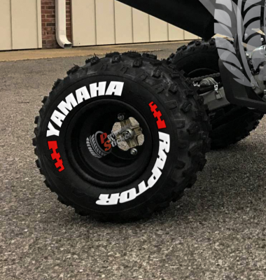 Yamaha Raptor + Red Flag, Set for 4 Tires (1048)